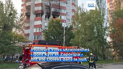 Ukraine : des frappes russes nocturnes font au moins six morts, dont deux enfants, selon Kyiv