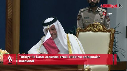 Türkiye ile Katar arasında ortak bildiri ve anlaşmalar imzalandı