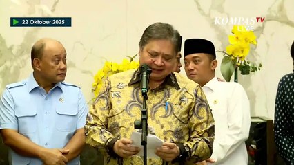 [FULL] Depan Airlangga, Purbaya Tegaskan Dana Tak Terserap Bakal Dialihkan Demi Percepatan Ekonomi