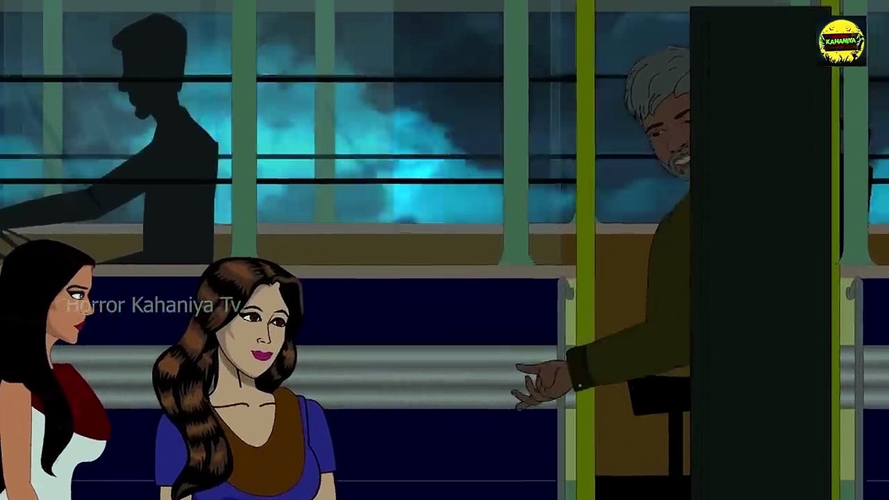 Haunted Bus हॉन्टेड बस _ Scary Pumpkin _ Horror stories _ Animated Haunted Stories_ _ Hindi Stories(720P_HD)