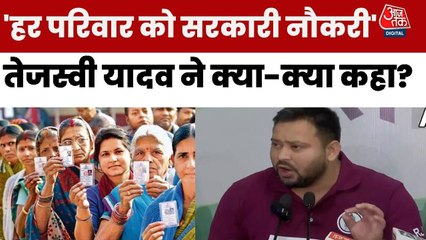 'ये हमारा प्रण है ये जरूर होगा', तेजस्वी यादव का सरकारी नौकरी देने के वादा, देखें