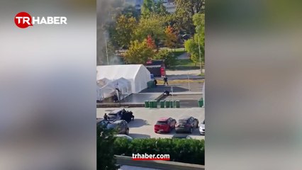 Son dakika: Sırbistan Parlamentosu önünde silah sesleri