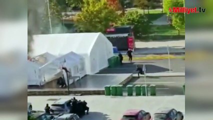 Sırbistan'da parlamento binasına silahlı saldırı! 'Bu bir terör eylemi'