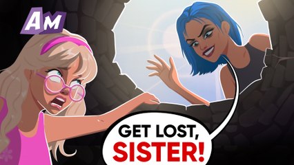 The evil twin pushed her sister into a well