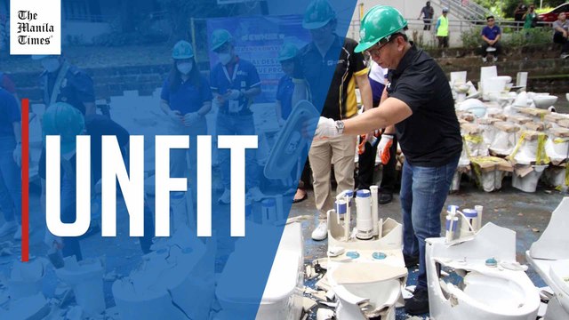 P4.6M substandard steel, plumbing fixtures destroyed