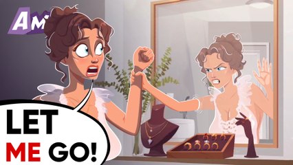 Woman was pulled into a mirror