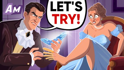 Husband forced his wife to wear crystal shoes