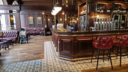 The launch of The Fargate pub in Sheffield city centre