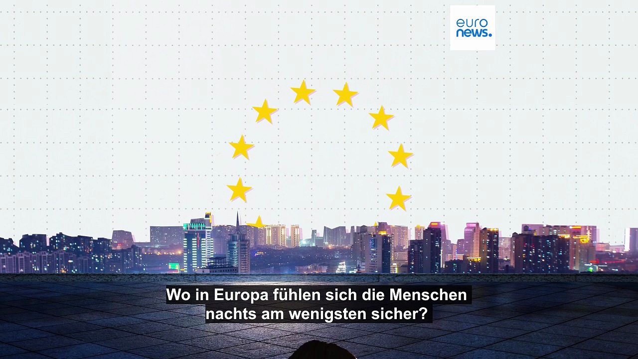 Wo in Europa fühlen sich Menschen nachts am wenigsten sicher?