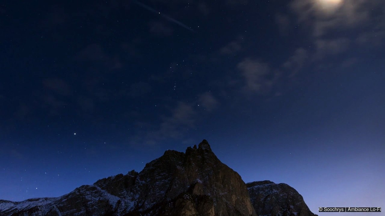 Lofi Stars in Night Sky  Rêverie Céleste & Envoûtante - Musique Chill, Détente & Spiritualité