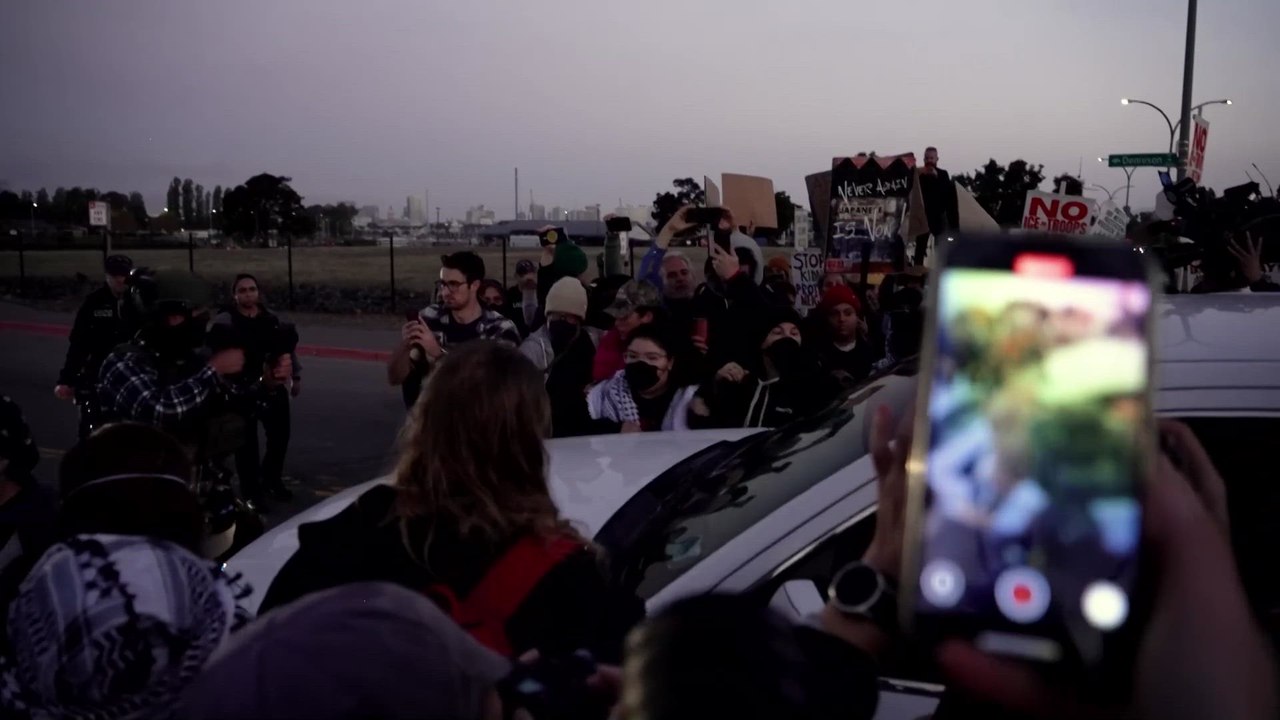Protests Erupt as Border Patrol Arrives at San...