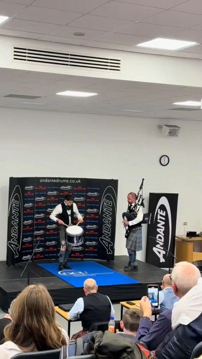 Kerr McQuillan, World SoloDrumming Champion 2025. 🥁 🏴 💙