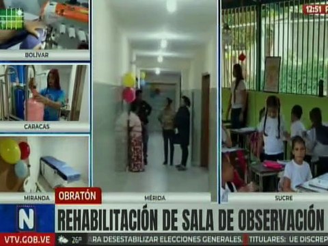 Mérida | Rehabilitada sala de observación del Hospital Tulio Febres Cordero