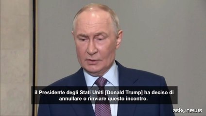 Putin promette di continuare il "dialogo" con Trump