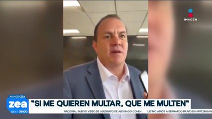 “Si me quieren multar, que me multen”. Cuauhtémoc Blanco sobre juego de pádel en plena sesión