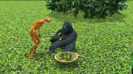 Patila Challenge 4: Gorilla Fruit Grab! Patila's Wild Chase!