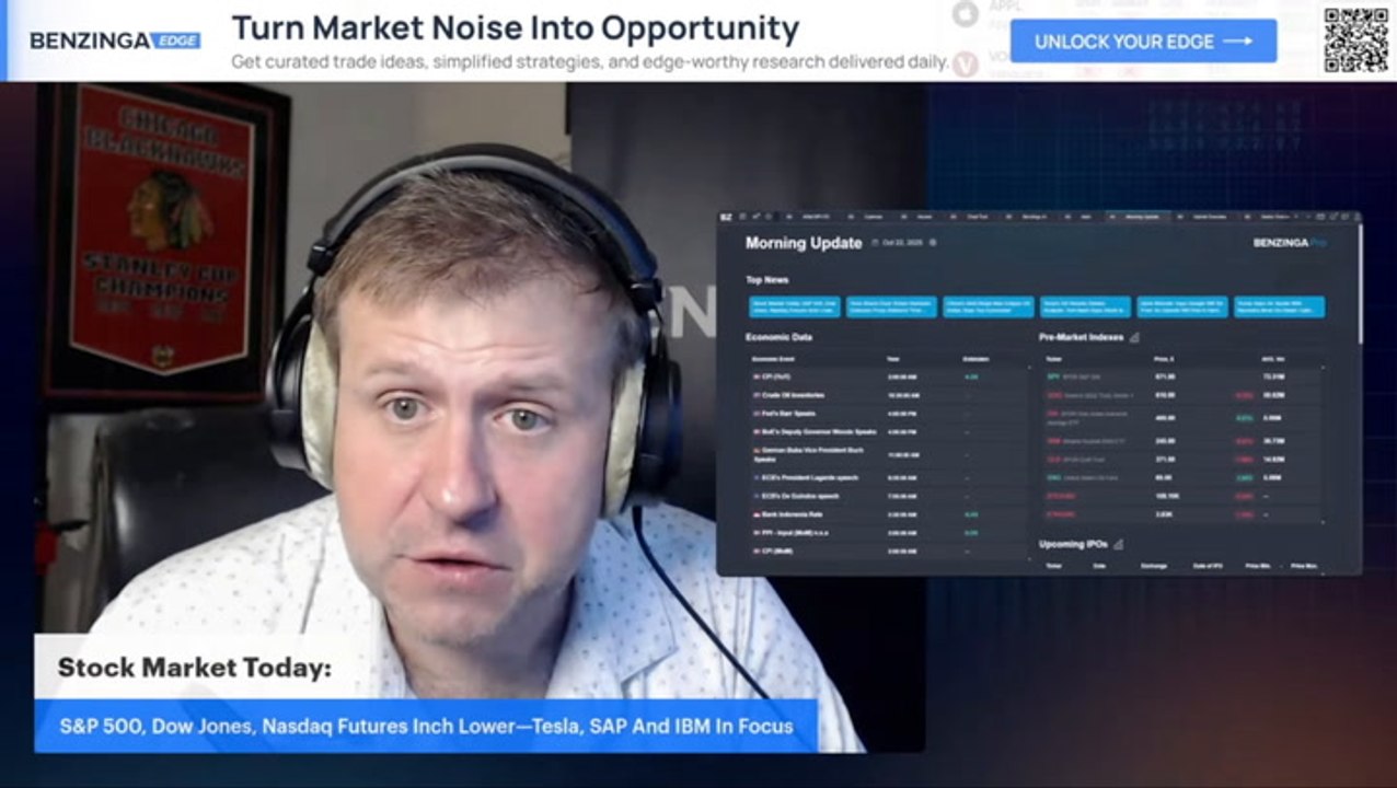 Stock Market Today: S&P 500, Dow Jones, Nasdaq Futures Inch Lower—Tesla Q3 Earnings In Focus