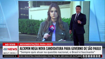 Alckmin nega que será candidato ao governo de São Paulo em 2026