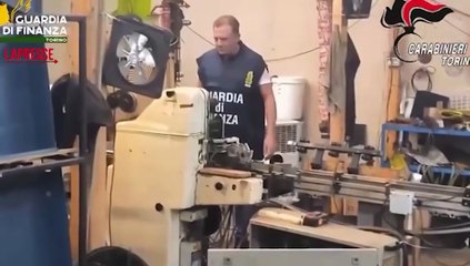 Torino, sequestrate 250 tonnellate di tabacchi lavorati di contrabbando