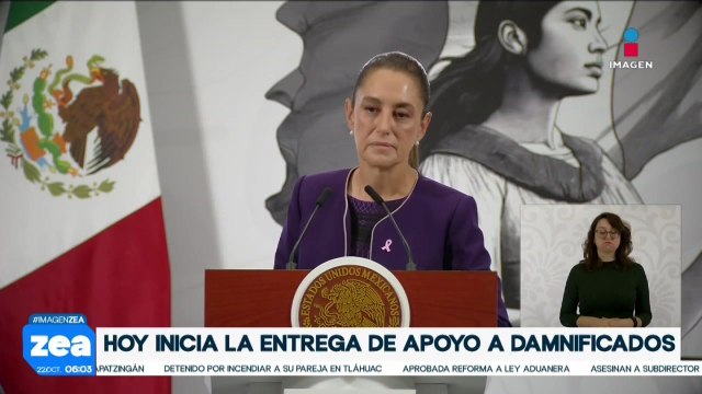 Hoy inicia la entrega de apoyos a damnificados por las lluvias: Claudia Sheinbaum