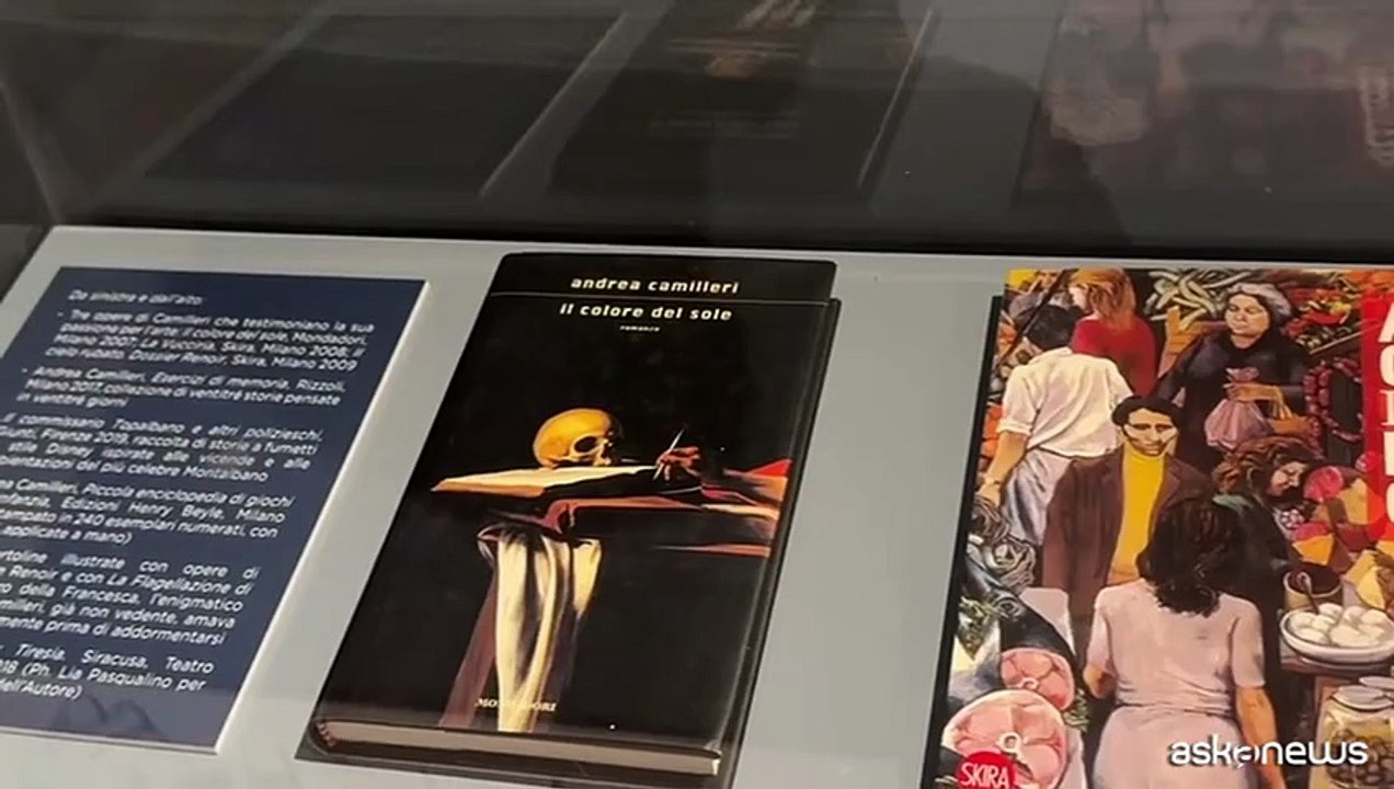 A Roma in mostra "Il teatro infinito di Andrea Camilleri"