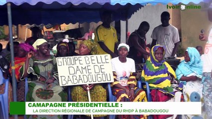 La direction régionale de campagne du RHDP au village de Babadougou