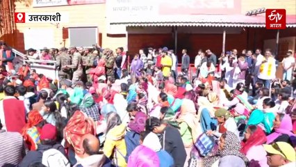 गंगोत्री धाम के कपाट 6 महीने के लिए बंद, गंगा जी की डोली यात्रा मुखबा गांव रवाना