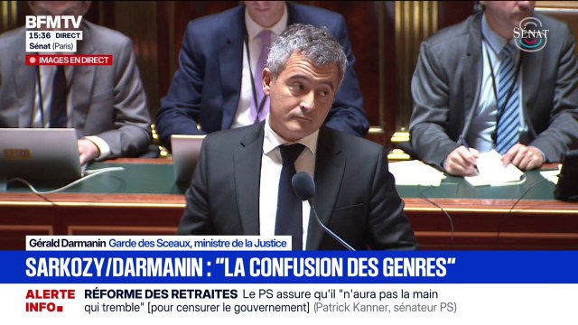 Gérald Darmanin répond aux critiques sur sa volonté d'aller rendre visite à Nicolas Sarkozy en détention
