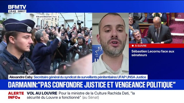 Policiers chargés de la sécurité de Nicolas Sarkozy en prison: On aura très bien pu le gérer , assure Alexandre Caby, secrétaire général du syndicat de surveillants pénitentiaires UFAP UNSA Justice