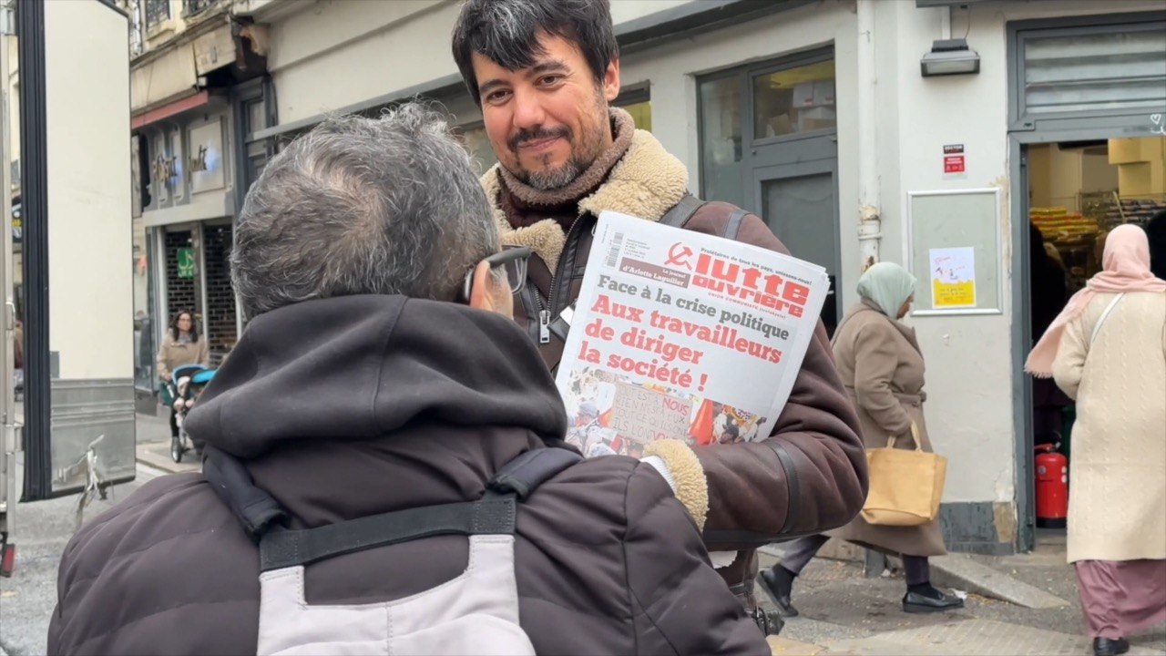 Les militants de Lutte Ouvrière contre la situation politique actuelle