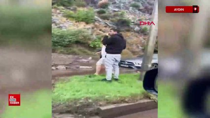 Aydın'da yağış sonrası heyelan meydana geldi