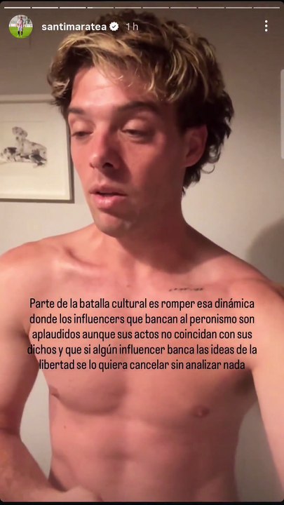 Santi Maratea se declaró libertario y contó cóm...