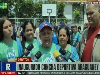 Aragua | Rehabilitaron cancha deportiva para promover la actividad física en habitantes de Turmero