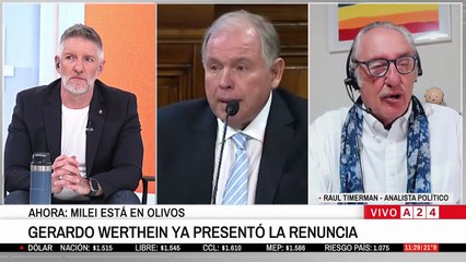 Cambios en el gabinete: el canciller Gerardo Werthein le presentó su renuncia a Javier Milei