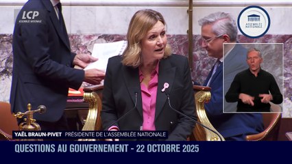 Questions au Gouvernement - Questions au Gouvernement du mercredi 22 octobre 2025