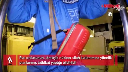 Putin'den nükleer gözdağı: 'Yars' ve 'Sineva' ateşlendi