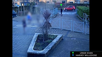 CCTV footage released of Mohammed ‘Umar’ Khan arriving at school on the day of Harvey Willgoose's murder