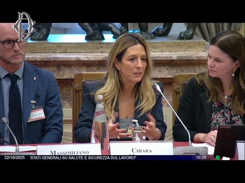Roma - Seconda edizione degli Stati Generali della Salute e Sicurezza sul lavoro. Apre Ascani (22.10.25)