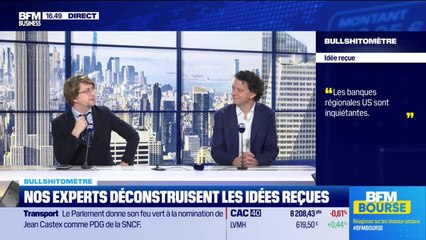 Bullshitomètre : "Les banques régionales US sont inquiétantes". FAUX ! répond Thibault Prébay - 22/10