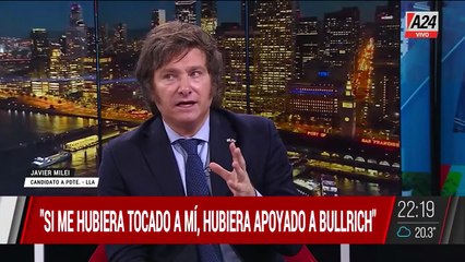 Milei apela a las metáforas sexuales