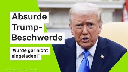 Donald Trump: "Wurde gar nicht eingeladen!" US-Senator reagiert auf absurde Trump-Beschwerde