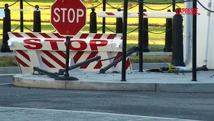 Usa, sfonda con l'auto cancello di sicurezza fuori dalla Casa Bianca: arrestato