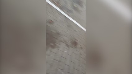 Dramatic footage shows Russian drone striking and exploding in Sumy attack