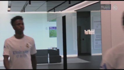 El Madrid concentrado en la previa de su partido ante la Juventus