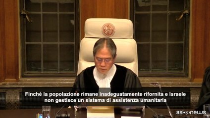 Corte internazionale Giustizia: Israele consenta aiuti Unrwa a Gaza