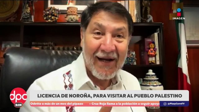 Gerardo Fernández Noroña visitará al pueblo palestino | DPC con Paola Rojas