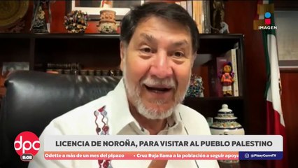 Gerardo Fernández Noroña visitará al pueblo palestino | DPC con Paola Rojas