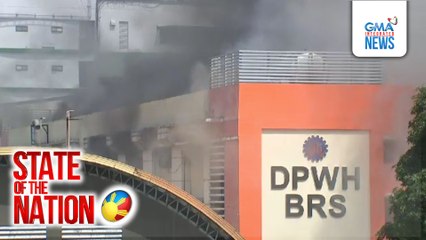 DPWH building, nasunog; wala raw nadamay na dokumentong may kinalaman sa flood control probe | SONA