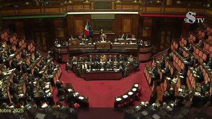Roma - Consiglio europeo del 23 ottobre, le Comunicazioni del Presidente Meloni al Senato (22.10.25)
