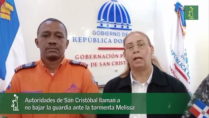 Autoridades de San Cristóbal llaman a no bajar la guardia ante la tormenta Melissa